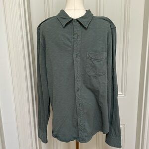 J. Crew Jersey Button-down shirt